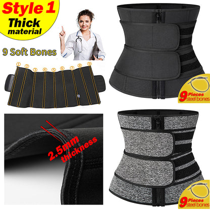 Tummy Sweat Shapewear Bodysuits Women Waist Trainer