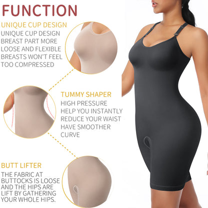 Bodysuit Shapewear Women Full Body Shaper Tummy Control