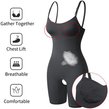 Bodysuit Shapewear Women Full Body Shaper Tummy Control